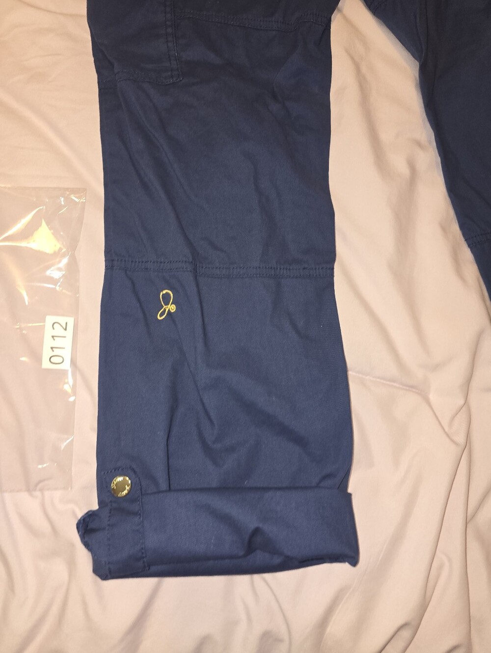 Jaanuu Navy Blue Cargo Scrub Pants - Size Medium - Picture 3 of 5